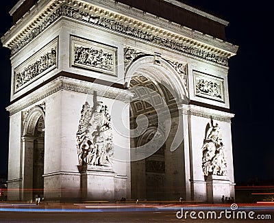 Arc de Triomphe Stock Photo