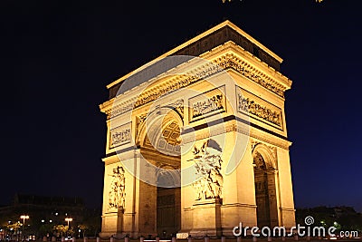 Arc de Triomphe Stock Photo