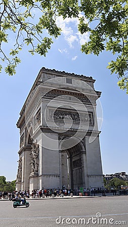 Photo Arc de Triomphe Paris France Editorial Stock Photo