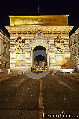 Arc de Triumphe, Montpellier Stock Photo