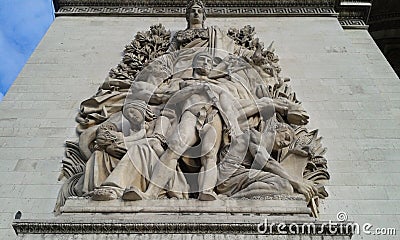 Arc du triomphe; triumph`s arc Stock Photo