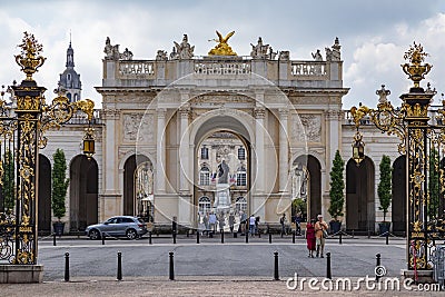 Arc Here - Nancy - France Editorial Stock Photo