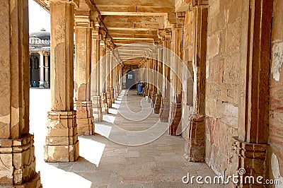 Arc at Sarkhej Roja, Ahmedabad, India Stock Photo