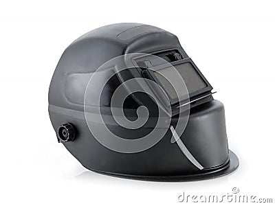 Arc welding helmet Stock Photo