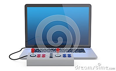 Arcade joystick. Stock Photo