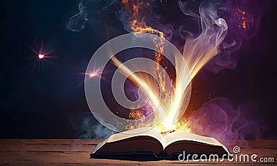 Arcane Book of Whispers Stock Photo