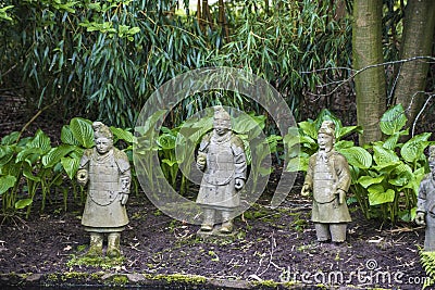 Arcen/Netherlands - May 20 2019: Ancient Chinese Terracotta Army warriors Editorial Stock Photo