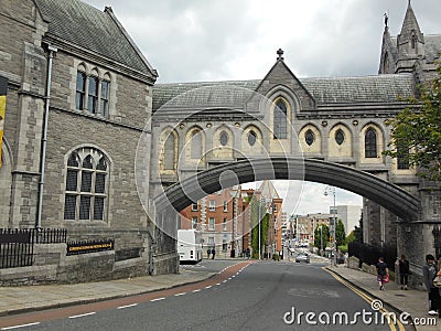 Arch in Dublin, Ireland Stock Photo