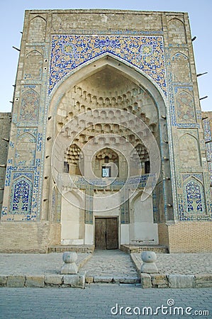 Ancient architecture of Central Asia and East Stock Photo