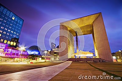 Arch La defense Editorial Stock Photo