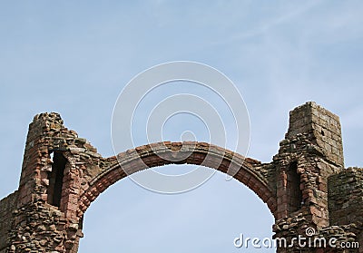 Arch at Lindisfarne Stock Photo