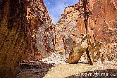 Arch in Paria River Canyon Stock Photo