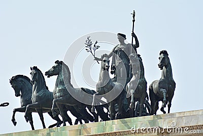 Arch of Peace statue Stock Photo