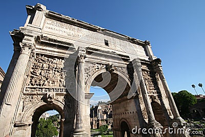 Arch of Titus Stock Photo