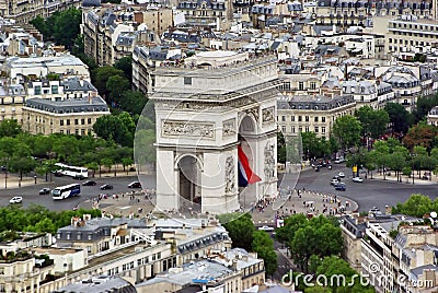 Arch of triumph Stock Photo