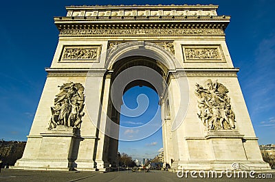 The Arch of Triumph Stock Photo