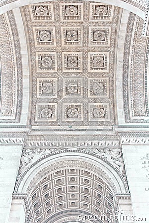 Arch of Triumph of Paris, France Stock Photo