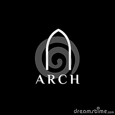 Arch vector logo. Arch icon Vector Illustration