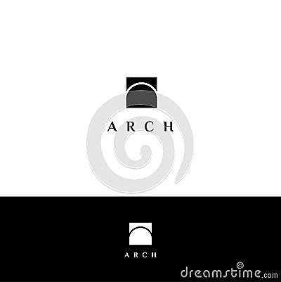 Arch vector logo Vector Illustration