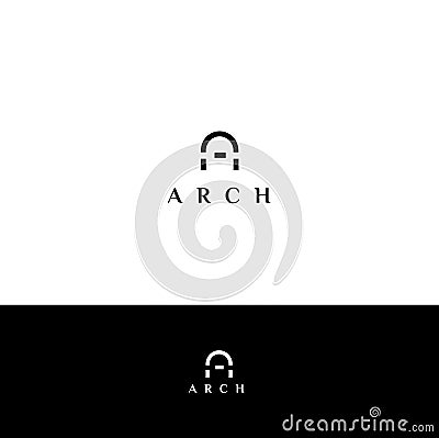 Arch vector logo. Vector Illustration