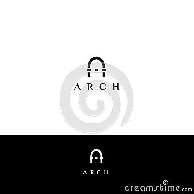 Arch vector logo. Vector Illustration