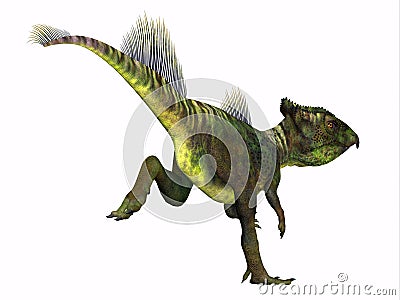 Archaeoceratops Dinosaur Tail Stock Photo