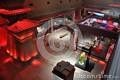 Archaeological Exhibition Hall Editorial Stock Photo