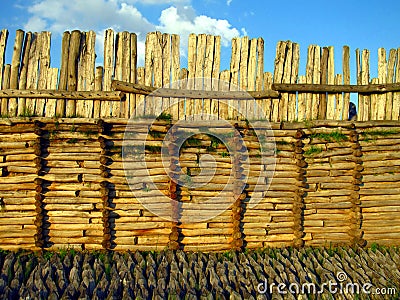 Archaeological Museum in Poland Biskupin Stock Photo