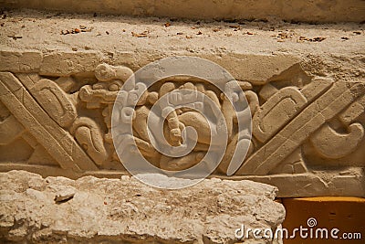 Archaeological Site: El Mirador, the cradle of Mayan civilization and the oldest mayan city in history Stock Photo