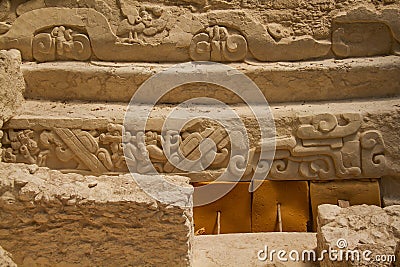 Archaeological Site: El Mirador, the cradle of Mayan civilization and the oldest mayan city in history Stock Photo