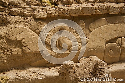 Archaeological Site: El Mirador, the cradle of Mayan civilization and the oldest mayan city in history Stock Photo