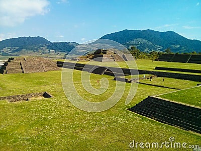 Archaeological Zone of Teotenango, Mexico Stock Photo