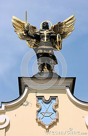 Archangel Michael Stock Photo