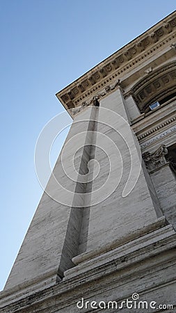 Arch-basilica of st. John Lateran Stock Photo
