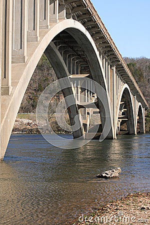 Arched Bridge Stock Photo