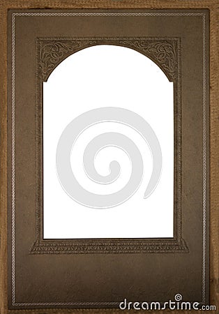 Arched frame Stock Photo