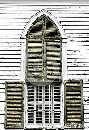 Arched window Stock Photo