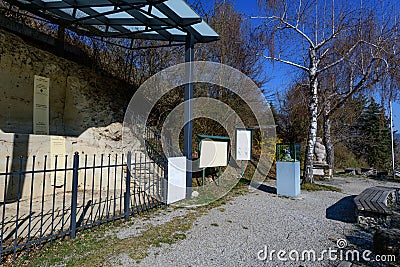 archeological site where the venus of willendorf was found Editorial Stock Photo