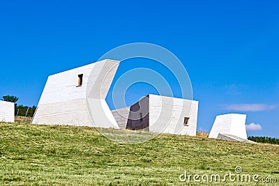 Archeopark Pavlov, Palava region, South Moravia, Czech republic Editorial Stock Photo