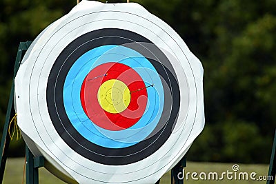 Archery Target 53 Stock Photo