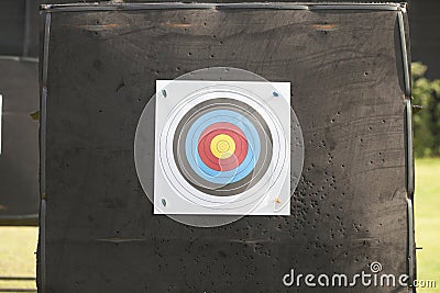 Archery target Stock Photo