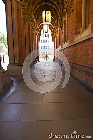 Arches of St Pancras Railway Station Editorial Stock Photo