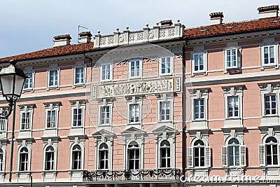 Archicture of Trieste, Italy Stock Photo