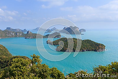 Archipelago of Ang Thong Stock Photo