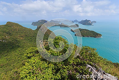 Archipelago of Ang Thong Stock Photo