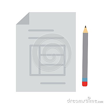 Architect paper Color Vector Icon which can easily modify or edit Vector Illustration