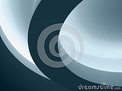 Architectural Abstract Curves Stock Photo