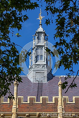 Architectural Detail of the Great Hall of Lincoln's Inn, London Editorial Stock Photo