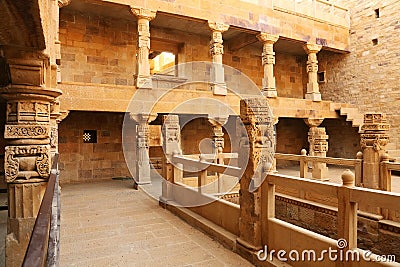Architectural detail of Mandir Palace Stock Photo