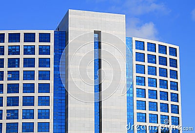 Architectural detail of a modern building Stock Photo